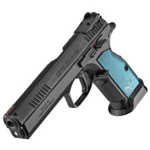 CZ TS 2 9MM PISTOL BLACK/BLUE 2-10RD MAGS
