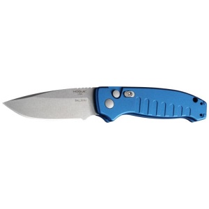 HOGUE BALLISTA-I BUTTON AUTO - DROP POINT BLADE TMBLD BLU 3.5