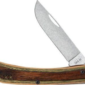 CASE KNIVES CROSSROADS SERIES - BROWN/GREEN LAM SOD BUSTER JR