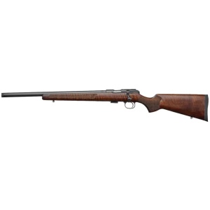 CZ 457 VARMINT LEFT HAND 22LR RIFLE, 20.5" BBL, VARMINT WALNUT STOCK 5RD MAGAZINE