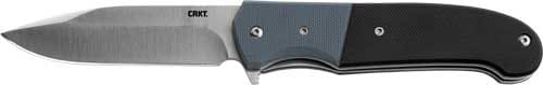 CRKT IGNITOR SILVER 3.48" PLN - EDGE ASSTD OPENING SATIN/G10