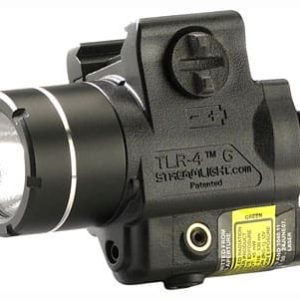 STREAMLIGHT TLR-4G LIGHT/LASER - WHITE LED/GREEN LASER RAIL MNT