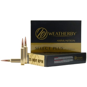 WEATHERBY 25WBY RPM 117GR HORNADY SST
