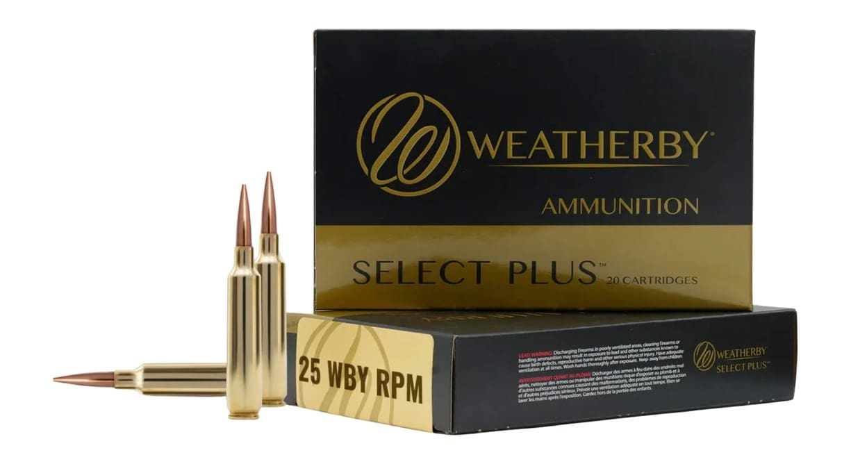 WEATHERBY 25WBY RPM 107GR HAMMER CUSTOM