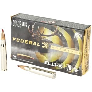 FEDERAL 30-06 SPRGFLD 178 GR ELD-X 20 RD/BX 10 BX/CS