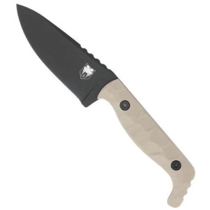 COBRATEC KING PIN TAN 4" FIXED BLADE