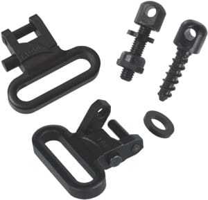 TOC TALON 1" SWIVELS & SCREW - SET QUICK RELEASE STEEL BLACK