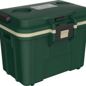 PELICAN COOLERS IM 8 QUART - HUNTER GREEN/TAN W/ICE PACK