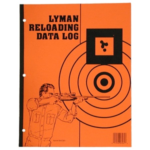 LYMAN RELOADER'S LOG BOOK - 50 PAGES