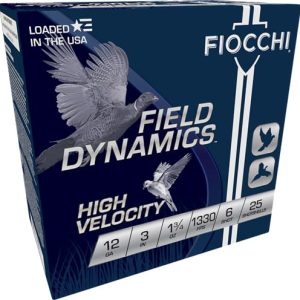 FIOCCHI 12GA 3" 1-3/4OZ #6 - 1330FPS 25RD 10BX/CS