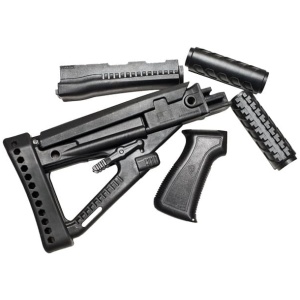 PRO MAG ARCHANGEL AK-47/AKM - STOCK SET BLACK POLYMER