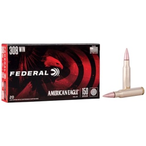 FEDERAL AE 308 WIN 150GR - FMJ-BT 20RD 25BX/CS