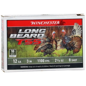 WINCHESTER LONG BEARD TSS 12GA - 3" " 2-3/8OZ #8 5RD 10BX/CS