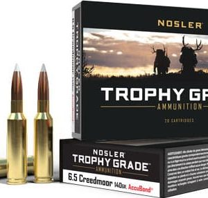 NOSLER TROPHY GRADE 6.5 CM - 140GR ACCUBOND 20RD 10BX/CS