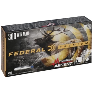 FEDERAL 300 WIN MAG 200GR - TERMINAL ASCENT 20RD 10BX/CS