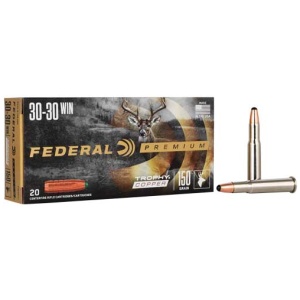 FEDERAL 30-30 WIN 150GR - TROPHY COPPER 20RD 10BX/CS