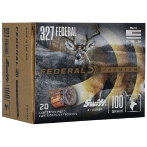 FEDERAL PREMIUM 327 FEDERAL - 100GR A-FRAME JHP 20RD 10BX/CS