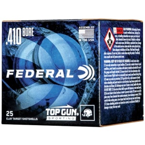 FEDERAL TOP GUN 410 2.5" 1/2OZ - #8 1330FPS 250RD CASE LOT