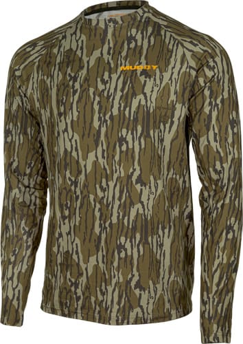 MUDDY BASE LAYER CREW TOP - MO BOTTOMLAND 2X-LARGE