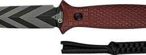 CIVIVI KNIFE PERFRICO FIXED - 4.49" BUGUNDY G10/STRIPED BLD