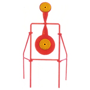 DO-ALL STEEL TARGET REACTIVE - 9MM/30-06 DOUBLE BLAST SPINNER