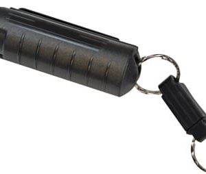 PSP PEPPER SPRAY w/ BLACK HARD - CASE W/QR KEY RING 1/2 OZ.