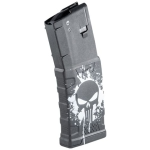 MFT EXD MAGAZINE AR15 5.56X45 - 30RD PUNISHER SPLAT WHITE