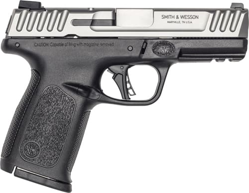 S&W SD40 2.0 40SW 4" FS 10-SH - SILVER SS SLIDE/BLACK POLYMER - Image 2
