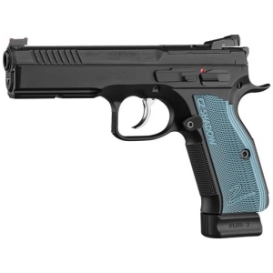 CZ SHADOW 2 OR 9MM FS 19-SHOT - BLACK NITRIDE BLUE GRIP