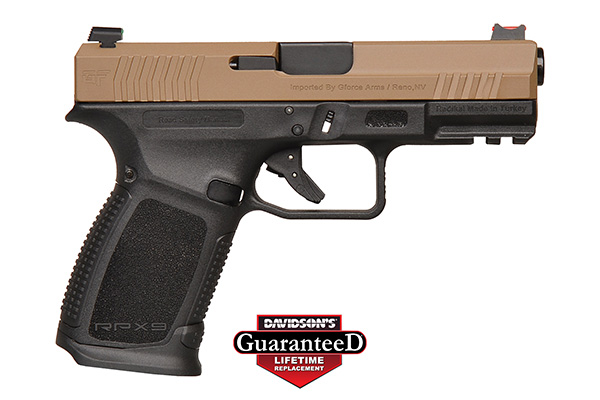 GFORCE ARMS RPX9 EXO 9MM 15R BLK/FDE