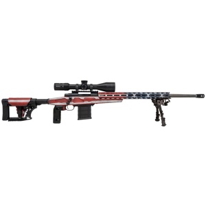 HOWA FLAG CHASSIS 308 USA FLG - WIN 24" THREADED W/SCOPE