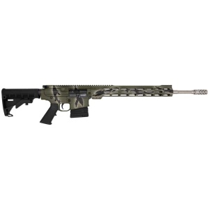 GLFA AR10 RIFLE 6.5CM 20" S/S - BBL 10-SHOT PURSUIT GREEN CAMO