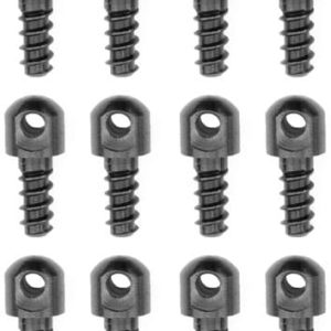 GROVTEC 1/2" WOOD SCREWS - 12-PACK BLACK