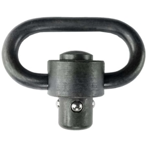 GROVTEC SINGLE HD PUSH BUTTON - SWIVEL BLACK 1 1/2" 1-PACK