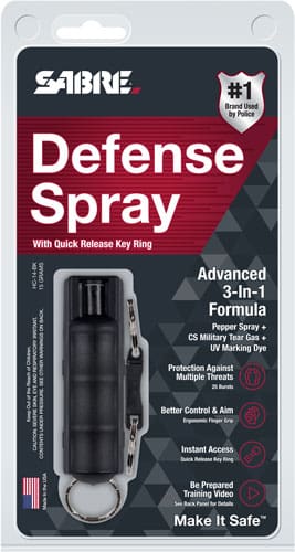 SABRE 3-N-1 SPRAY HARDCASE - UNIT WITH QR RING 15GR BLACK - Image 2