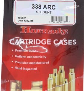HORNADY UNPRIMED CASES 338 ARC - 50 PACK 5PK/CS