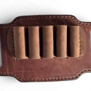 1791 HUNT AMMO BELT SLIDE - LARGE RIFLE AMBI BROWN
