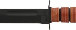 KA-BAR FIGHTING/UTILITY KNIFE - 7" W/LEATHER SHEATH US ARMY