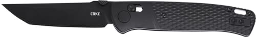 CRKT COUNTERPART 3.38" PLAIN - EDGE BLACKOUT CROSSBAR LOCK
