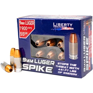 LIB 9MM 55GR SPIKE 20RD