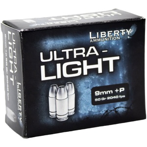 LIB 9MM+P 50GR ULTRA LT HP 20R