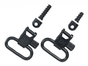 MICHAELS SWIVEL SET WITH TWO - WOOD SCREW STUDS BLACK