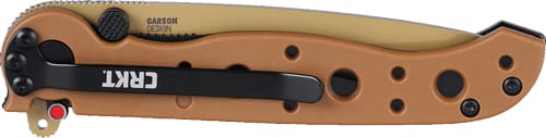 CRKT M16-10DZ 3" HALF SERRATED - TAN/TAN TANTO D2
