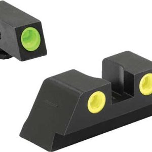 MEPROLIGHT NIGHT SIGHT FIXED - SET GREEN/YELLOW FOR GLOCK