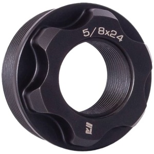 RUGGED SUPPRESSORS FIXED MOUNT - OBSIDIAN 1/2X36