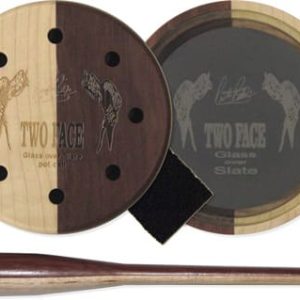 PITTMAN GAME CALLS TWO FACE - GLASS POT TURKEY CALL