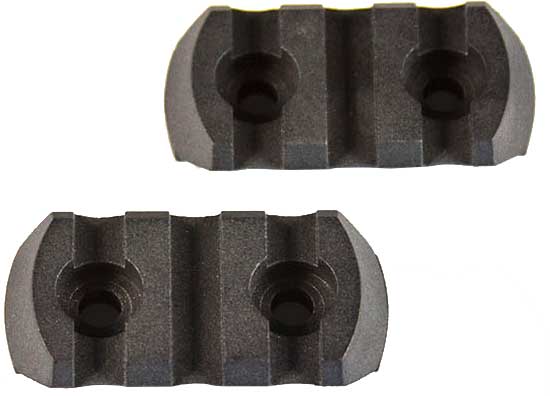 J&E POLYMER MLOK RAIL 1.5" - 3-SLOT 2PK
