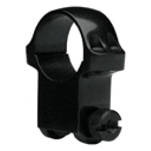 RUGER 6B RING X-HIGH BLUED 1" - 1-RING PACKED INDIVIDUALLY