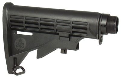 UTG STOCK ASSEMBLY AR-15 BLACK - 6 POSITION MIL-SPEC