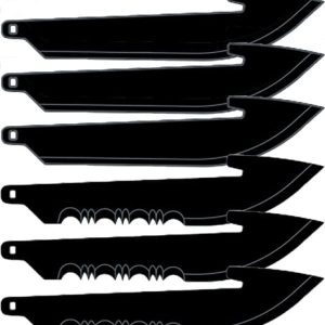 OUTDOOR EDGE 2.5" REPLACEMENT - BLADES 6-PACK DROP PNT COMBO